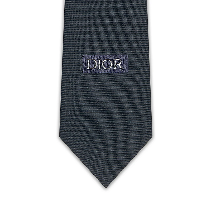 Tie with Centered Dior Oblique