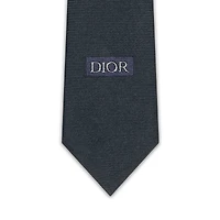 Tie with Centered Dior Oblique