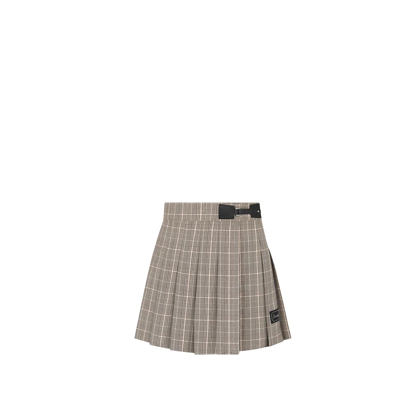 Kids' Pleated Wrap Skirt