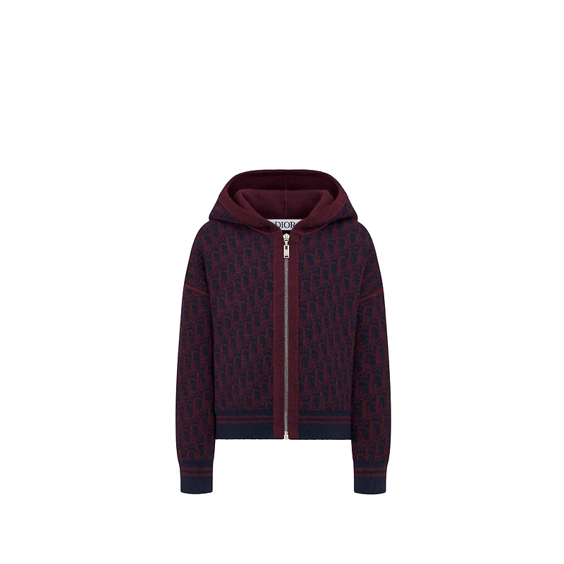 Kids' Reversible Zipped Cardigan with Hood