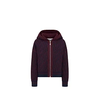 Kids' Reversible Zipped Cardigan with Hood