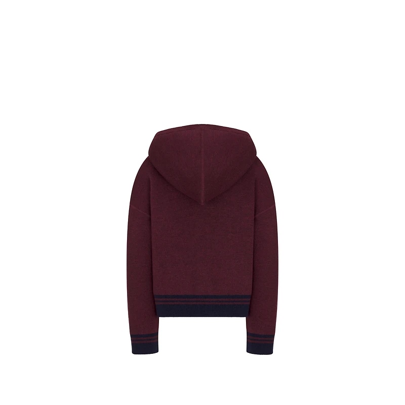 Kids' Reversible Zipped Cardigan with Hood