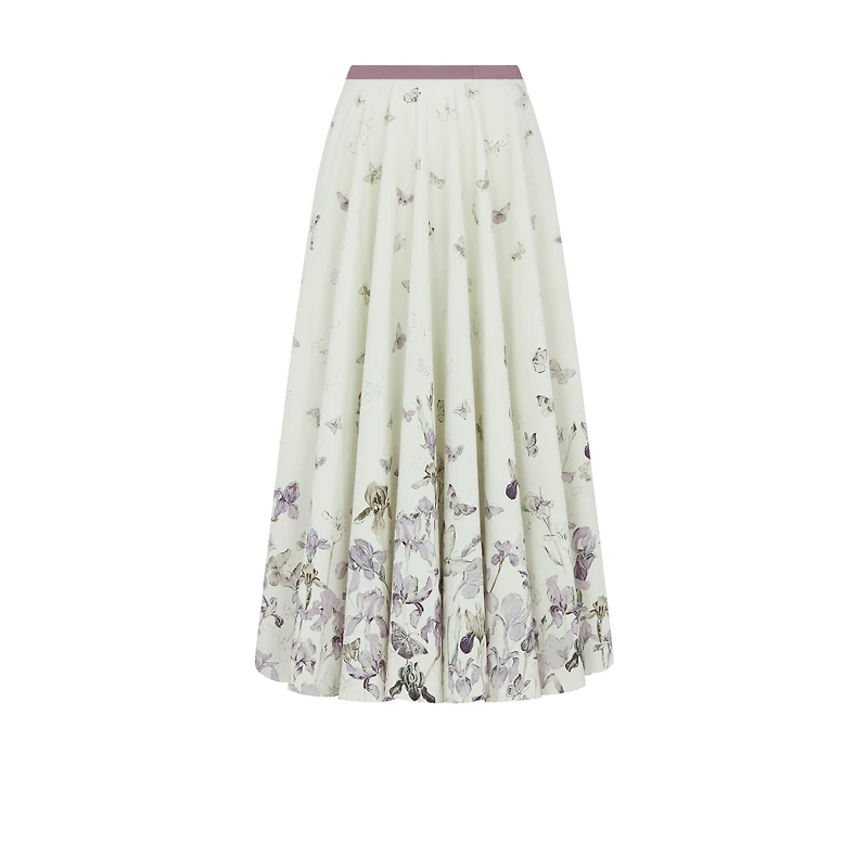 Mid-Length Flared Skirt