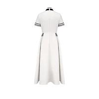 Mid-Length Belted Shirtdress