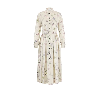 Mid-Length Belted Shirtdress