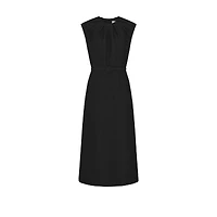 Mid-Length Belted Dress