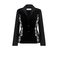 Embroidered Fitted Jacket