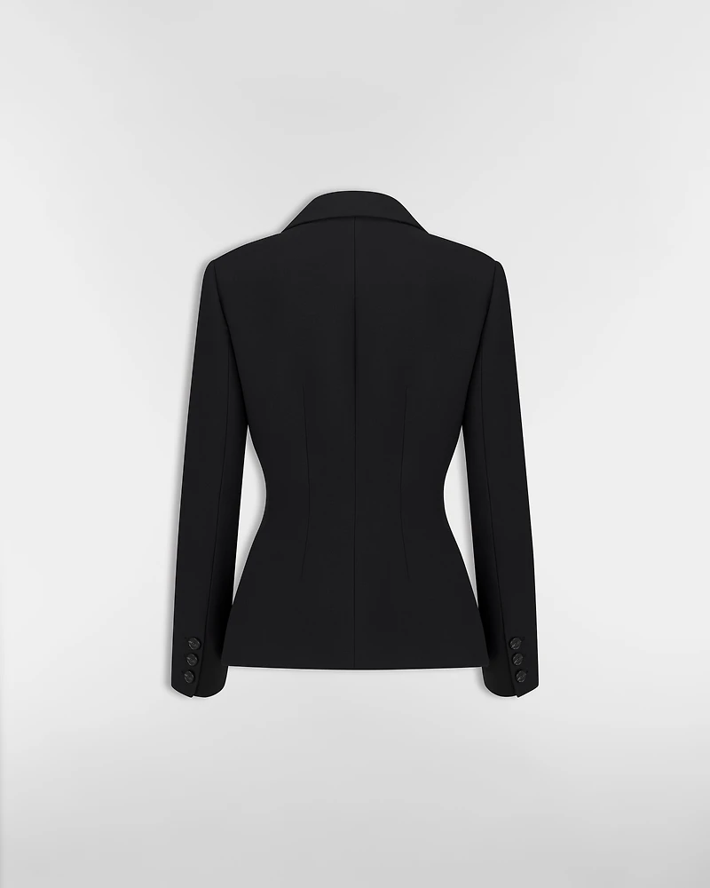 Embroidered Fitted Jacket