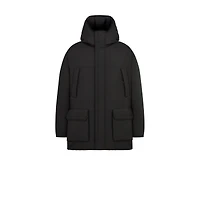 CD Icon Hooded Down Jacket