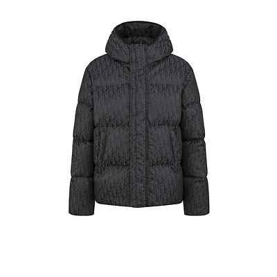 Dior Oblique Hooded Quilted Down Jacket