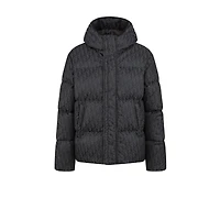 Dior Oblique Hooded Quilted Down Jacket