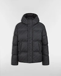 Dior Oblique Hooded Quilted Down Jacket