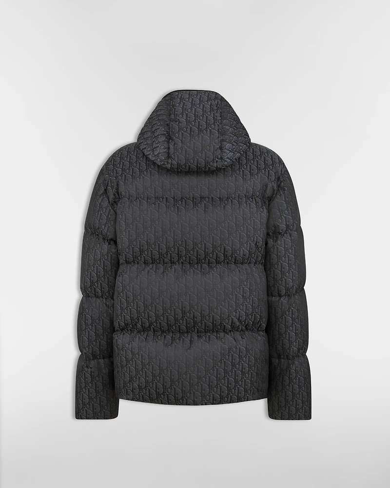 Dior Oblique Hooded Quilted Down Jacket