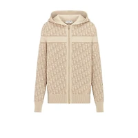 Reversible Zipped Cardigan with Hood