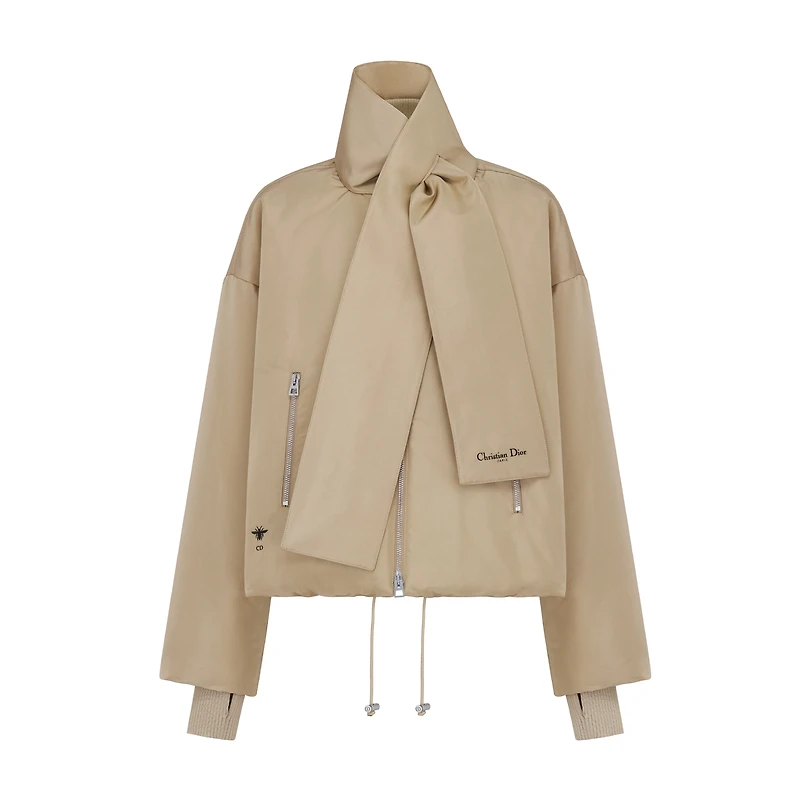 Jacket with Scarf Collar