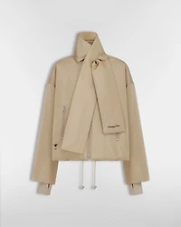 Jacket with Scarf Collar