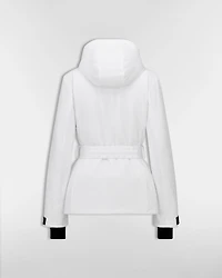 DiorAlps Belted Puffer Jacket with Removable Hood