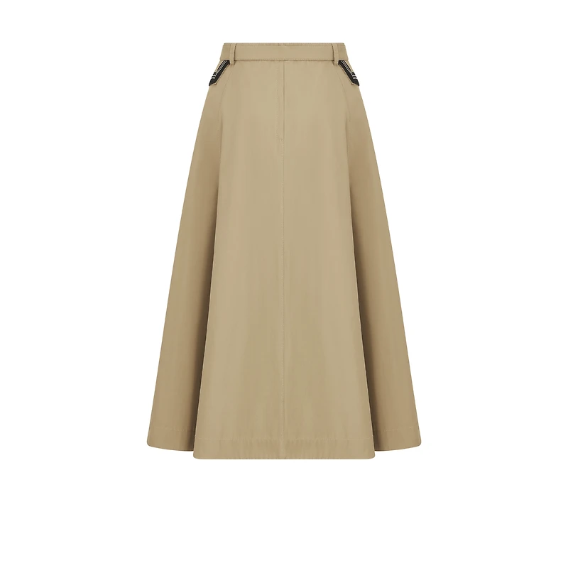 Mid-Length Flared Skirt