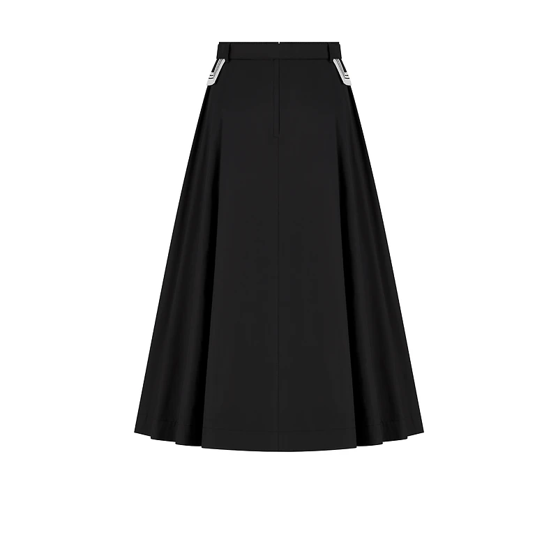 Mid-Length Flared Skirt