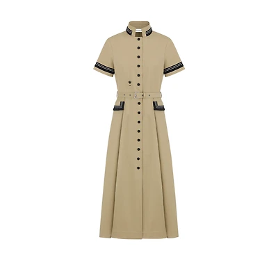 Mid-Length Flared Shirtdress