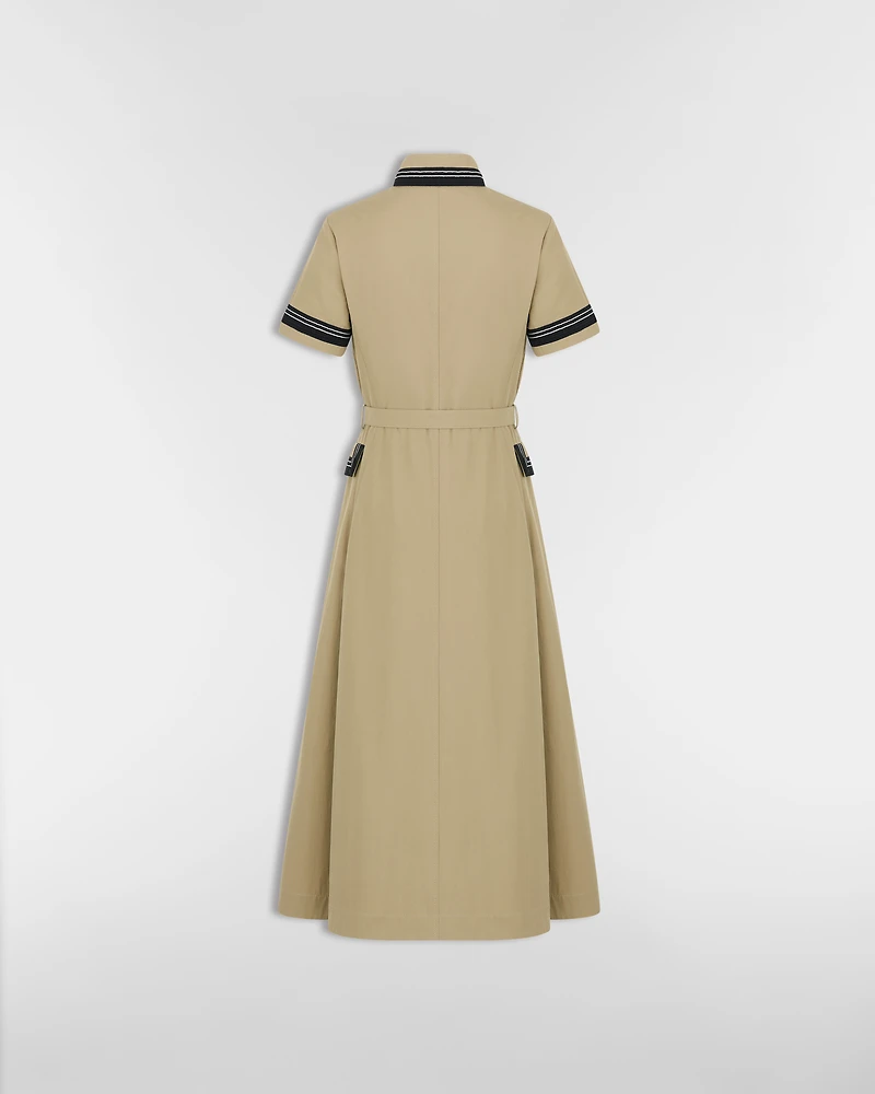 Mid-Length Flared Shirtdress