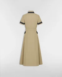 Mid-Length Flared Shirtdress