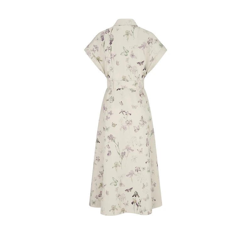 Mid-Length Belted Shirtdress