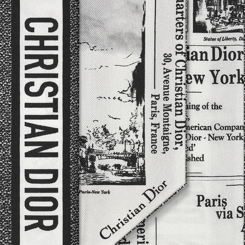 Newspaper Mitzah Scarf