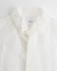 Embroidered Sheer Blouse