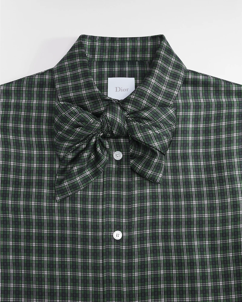 Blouse with Removable Bow Tie