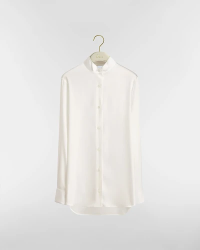 Blouse with Removable Jabot