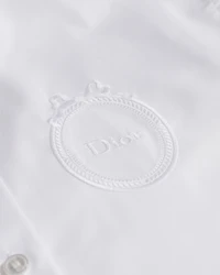 Dior Médaillon Embroidered Short-Sleeved Blouse
