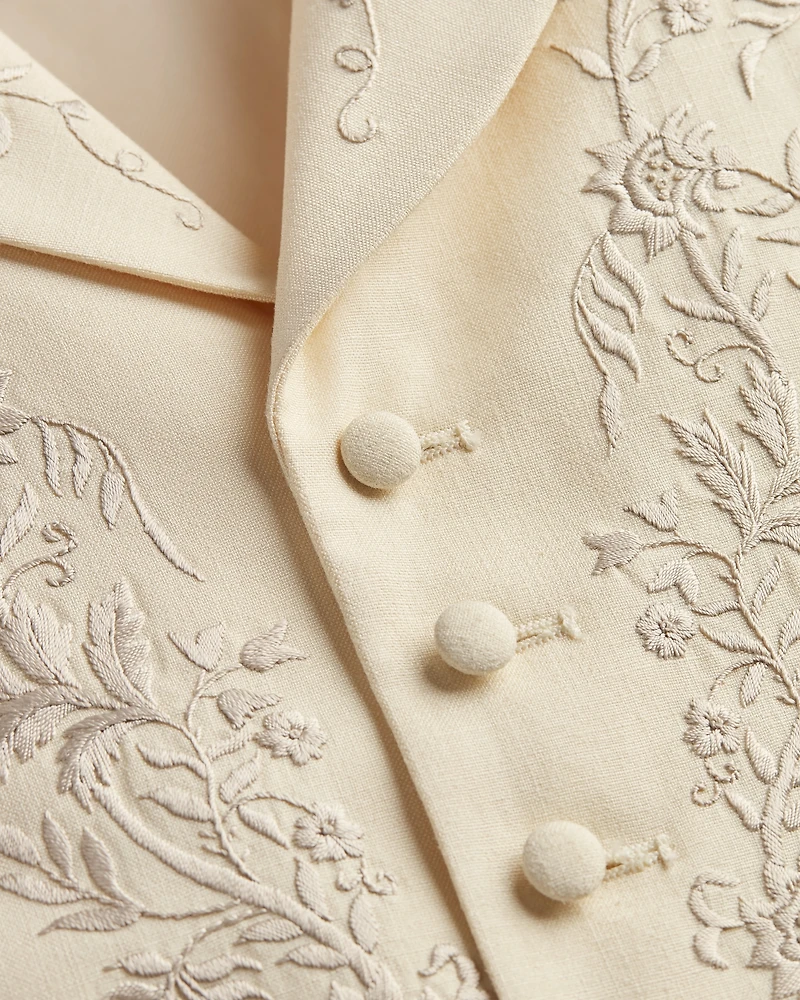 Embroidered Vest