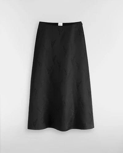 Mid-Length Flared Skirt