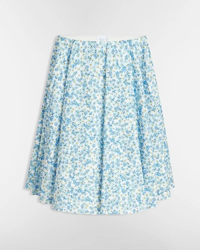Mid-Length Flared Skirt