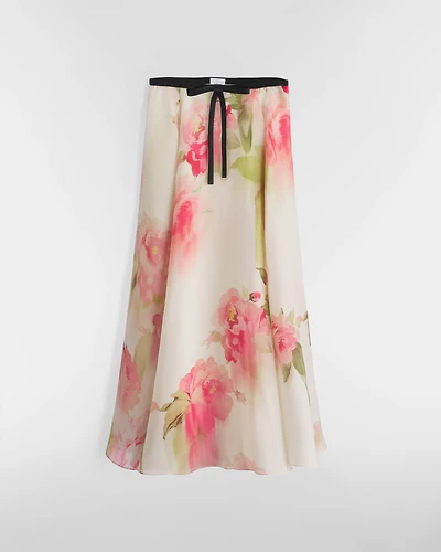 Mid-Length Flared Skirt