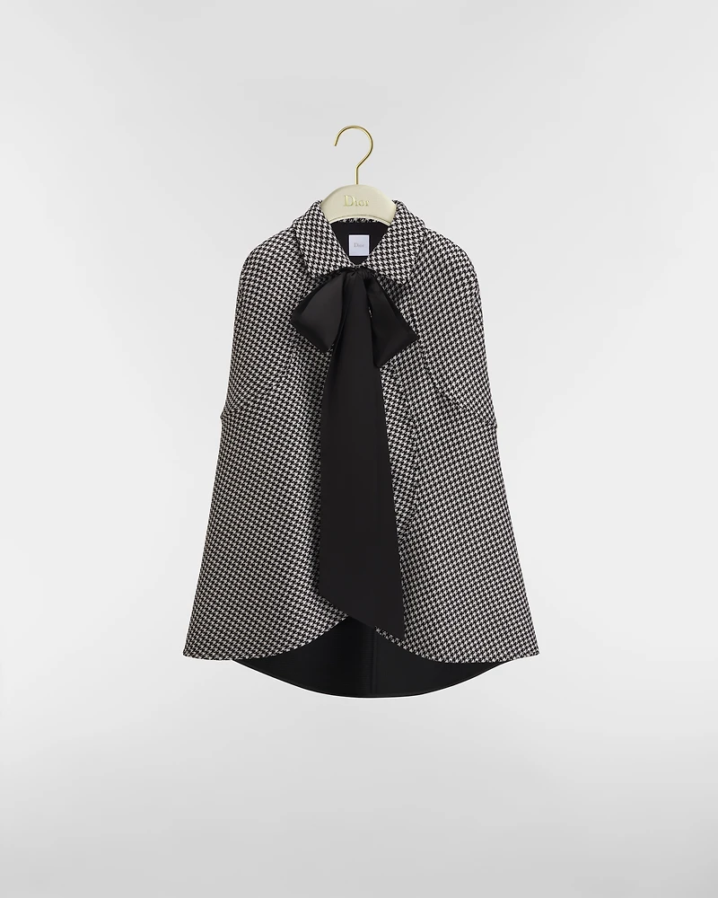 Cape with Tied Neckline