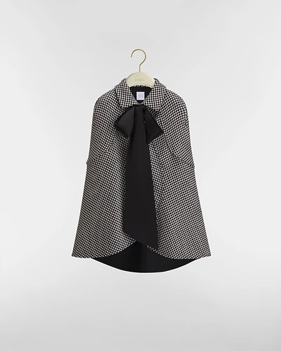 Cape with Tied Neckline