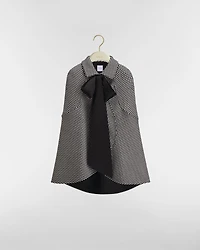 Cape with Tied Neckline
