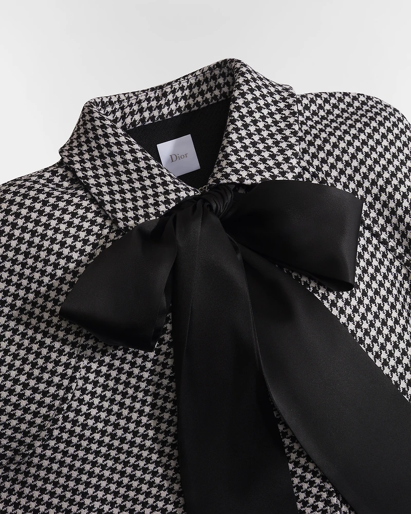 Cape with Tied Neckline
