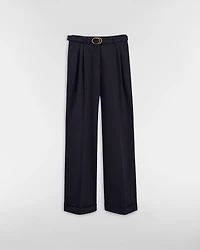 Belted Flared Pants