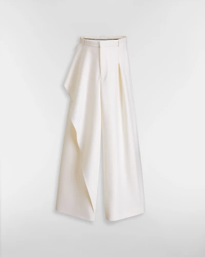 Draped Regular-Fit Pants