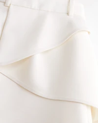 Draped Regular-Fit Pants