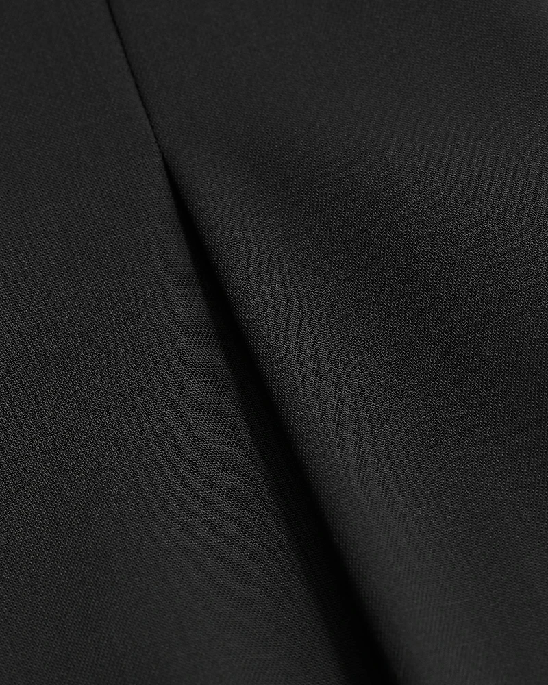 Draped Regular-Fit Pants