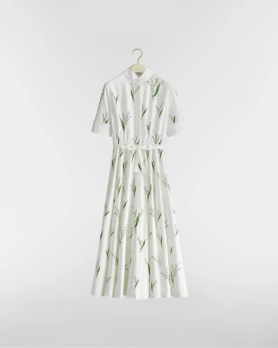 Mid-Length Flared Shirtdress