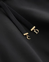 Mid-Length Belted Dress