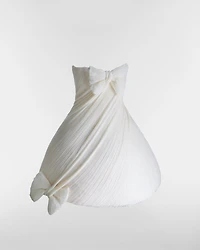 Flared Draped Dress