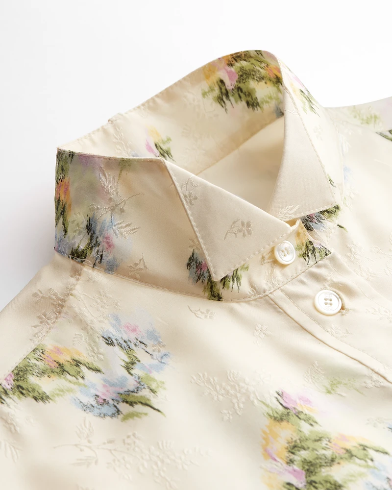 Mid-Length Belted Shirtdress