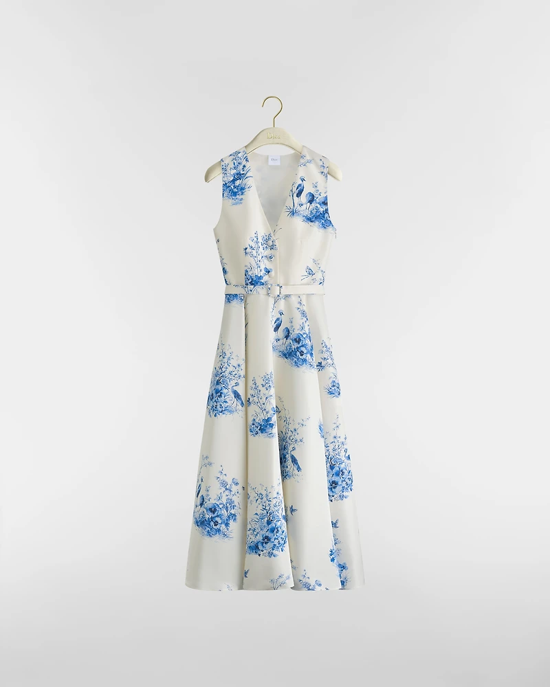 Mid-Length Belted Dress