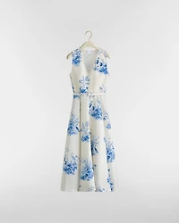 Mid-Length Belted Dress
